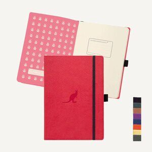 Dingbats* Hardcover Eco-Friendly Notebook Hardcover Wildlife Collection Kangaroo